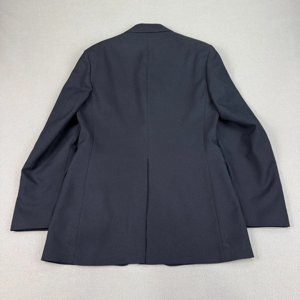Vintage Panatela Levis Blazer Mens 40L Navy Blue Sport Coat Jacket 2 Button USA‎